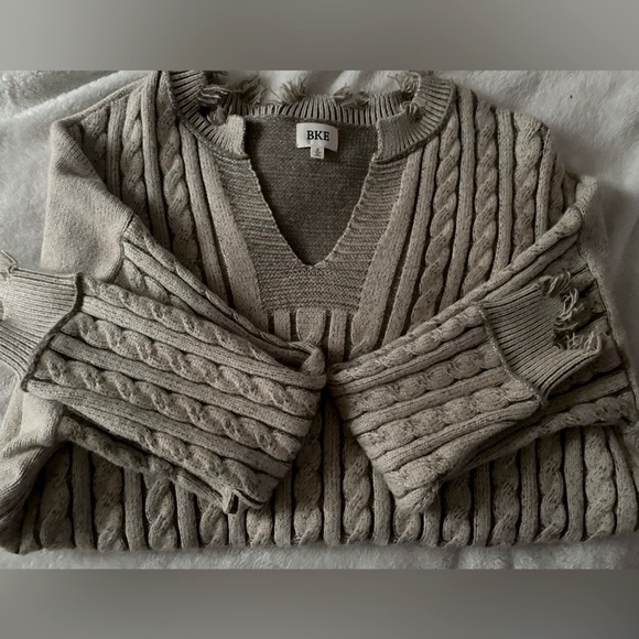 Vintage Green Sweater, Size Small, BKE - Picture 7 of 7
